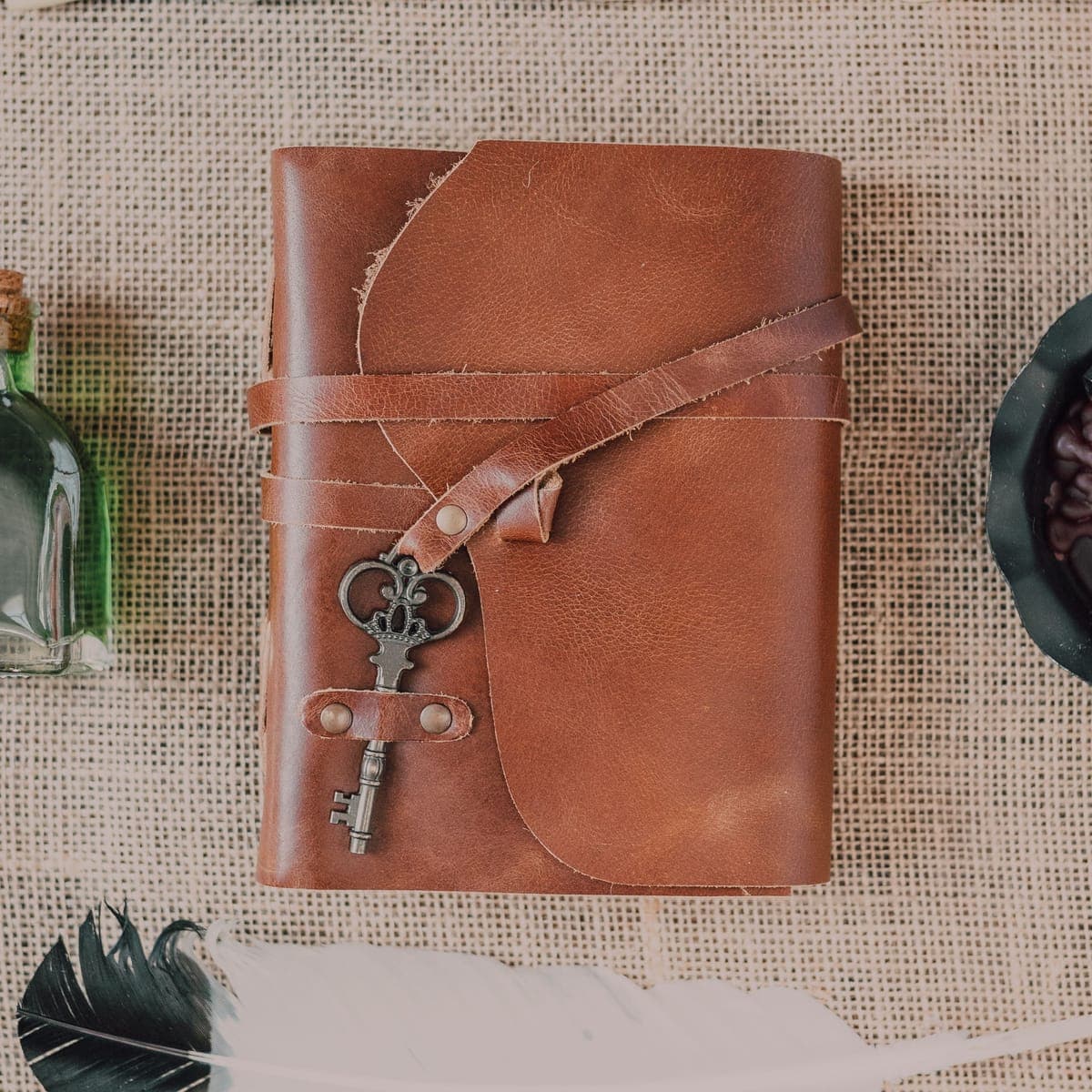 Hand-bound Leather Journal